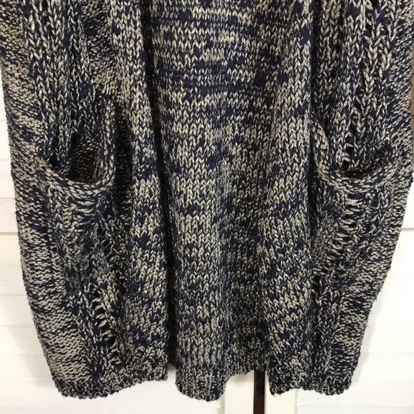 🍄 Anthropologie Akemi + Kin Navy Marin Cardigan - Picture 11 of 12